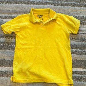 Oshkosh b’gosh boys 5 yellow polo